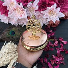 Vriksham Metal Copper Jar-RG260