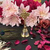 Vriksham Puravedic Brass Bell, Pooja Hand Bell, Ghanti for Pooja, Temple Bell, Garuda Bell-RG261