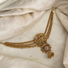 Premium Mayil Lakshmi Jada Bun Billai Maatil - Ghungroo Maatil - Jhumka - G11486