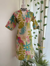 Ethnic Wear Multicolor Leaf and Floral Print Straight Cut Kurti-Vriksham-VS5154