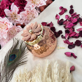 Vriksham Golden Metal Jar-RG259