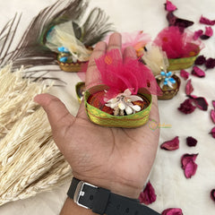 Vriksham Haldi Kumkum Basket-Pack Of 6-Return Gif-RG235