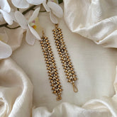 Designer Single Line Pearl Maatil-Ear Chain-G14251