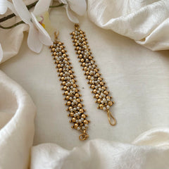 Designer Single Line Pearl Maatil-Ear Chain-G14251