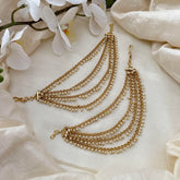 4 Layer Pearl Maatil-Ear Chain-G14237