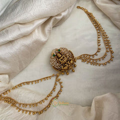 AD Stone Mayil Lakshmi Jada Bun Billai with Maatil - Ghungroo Maatil - G11475