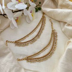 Golden Polish 2 Layer Pearl Maatil-Ear Chain-G14246