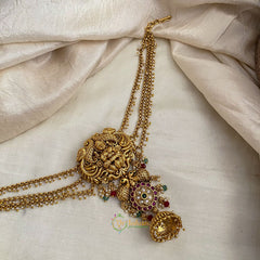 Premium Mayil Lakshmi Jada Bun Billai Maatil - Pearl Maatil - Jhumka - G11487