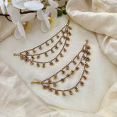 3 Layer Gold Bead Maatil-Ear Chain-G14240