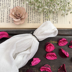 Vriksham Floral Style With Blue Center& Pink Stone Oxidized Silver Adjustable Finger Ring-S1022