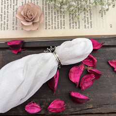 Vriksham Vintage Bloom Dual Tone Stones Oxidized Silver Adjustable Finger Ring-S1018