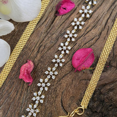 Vriksham American Diamond Floral Hip Chain-G17591