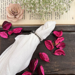 Vriksham Designer Elegant Oxidized Silver Adjustable Finger Ring-S1024