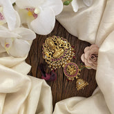 Vriksham Bridal Jada Bun Billai- Jhumka Jada Billai-Red White -Lakshmi Billai-G15919