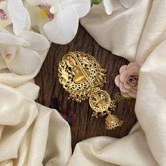 Vriksham Bridal Jada Bun Billai- Jhumka Jada Billai-Red White -Lakshmi Billai-G15919