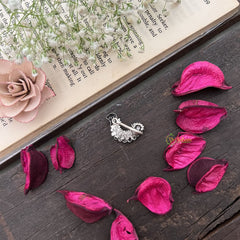 Vriksham Oxidized Peacock Design Nose Ring Pierced Nath-S1027