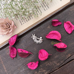 Vriksham Oxidized Designer Star Nose Ring Pierced Nath-S1028