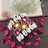 Vriksham Shell & Mirror Embellished Bohemian Bracelet-S1030