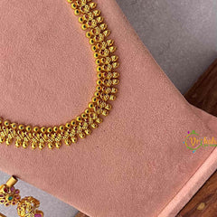 Vriksham Classic Gold Look Alike Peacock Bridal Set-Red Green-G22018