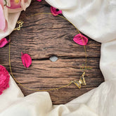 Vriksham Elegant Butterfly Pendant Invisible Chain-Yellow-G20592