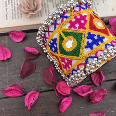 Vriksham Sunshine Folk Embroidered Bracelet-S1038