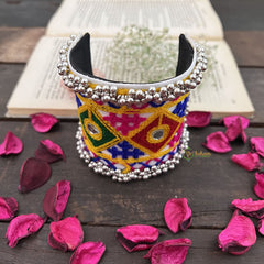 Vriksham Sunshine Folk Embroidered Bracelet-S1038