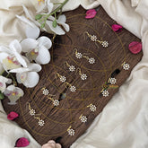 Vriksham Floral White Stone Invisible Pendant Chain-6 pieces Set-Return Gif-RG219