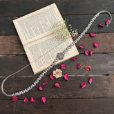 Vriksham Goddess Glow Ganesha Silver Oxidized Hipchain-S1041