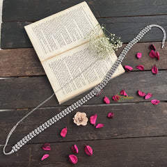 Vriksham Lakshmi Temple Elegance Silver Silver Oxidized Hipchain-S1043