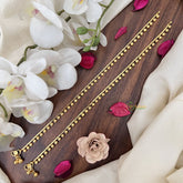 Vriksham Gold Look Alike Unique Bridal Anklets-G17788