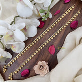 Vriksham Gold Look Alike Designer Bridal Anklets-G17787