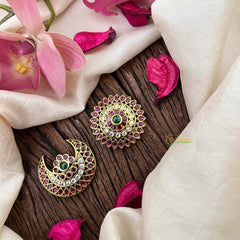 Vriksham Traditional Temple Floral Hair Chandran & Suryan Billai-G21394