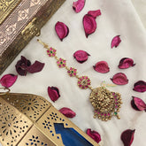 Vriksham Lakshmi Floral 1 gm Gold Maang Tikka-G17084