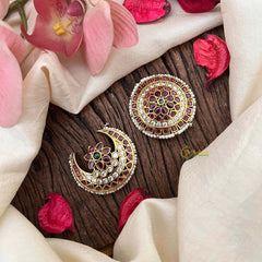 Vriksham Premium Floral Style Motif Stone Chandran & Suryan Billai-G21398