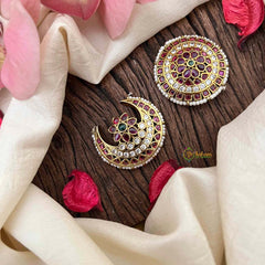 Vriksham Premium Floral Style Motif Stone Chandran & Suryan Billai-G21398