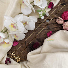 Vriksham Elegant Gold Look Alike Bridal Anklets-G15940