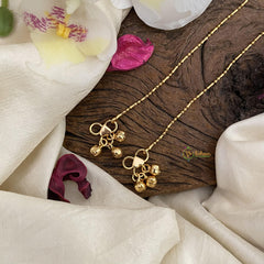 Vriksham Elegant Gold Look Alike Bridal Anklets-G15940