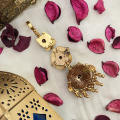 Vriksham Dual Peacock 1 gm Gold Maang Tikka-G17092