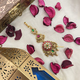 Vriksham Unique Floral 1 gm Gold Maang Tikka-G17086