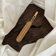 Premium Gold Look Alike Hair clip -Gold Bead and Pearl-G11278