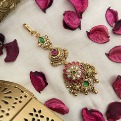 Vriksham Unique Floral 1 gm Gold Maang Tikka-G17086