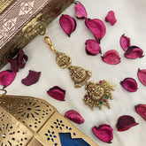 Vriksham Antique Lakshmi 1 gm Gold Maang Tikka-G17085