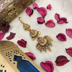 Vriksham Antique Lakshmi 1 gm Gold Maang Tikka-G17085