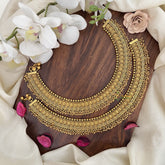 Vriksham Gold Look Alike Bridal Anklets-Golden Pearls-G17812