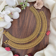 Vriksham Gold Look Alike Antique Bridal Anklets-G17816