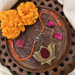 Vriksham Rakshabandhan Sliver Hanumanth Face Rakhi-RB218