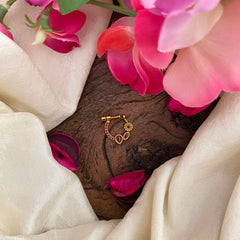 Red AD Stone Nath / Nose pin-G13993