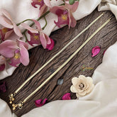 Vriksham Zigzag Gold Look Alike Brodd Style Anklets-G20680