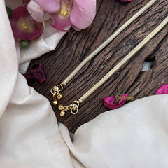 Vriksham Zigzag Gold Look Alike Brodd Style Anklets-G20680