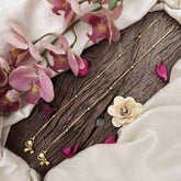 Vriksham Antique Ball Gold Look Alike Anklets-G20681